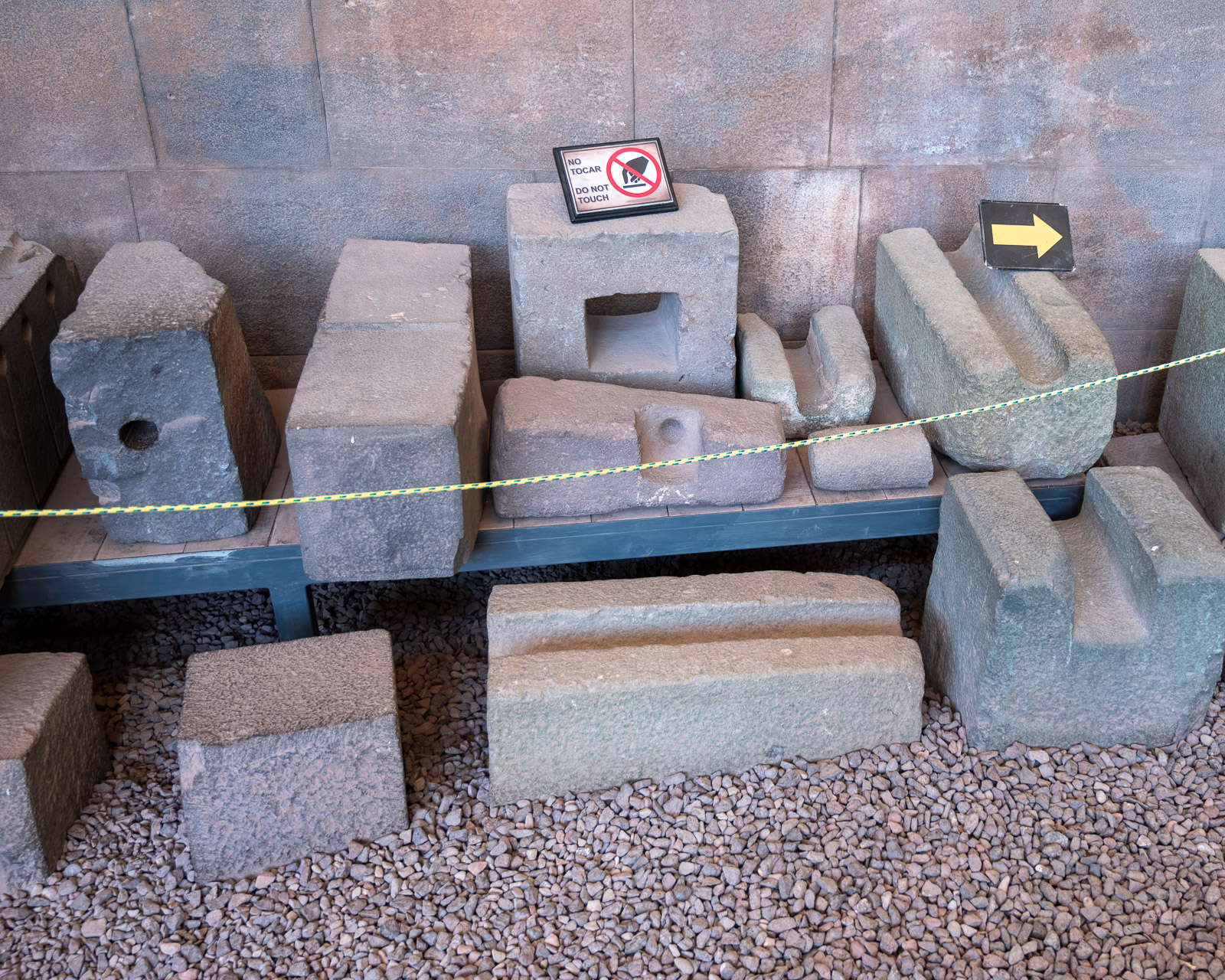 Stone blocks show interlocking techniques used by Incan architects