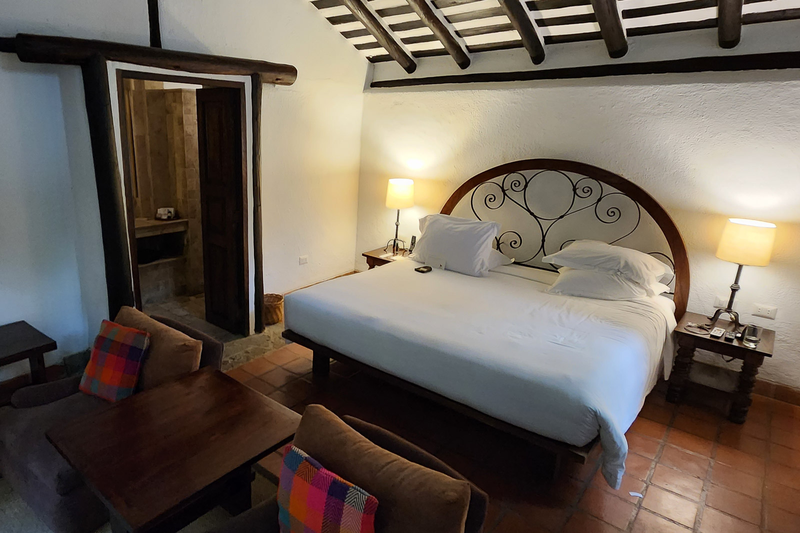 Guest room at Inkaterra Macho Picho Pueblo Hotel
