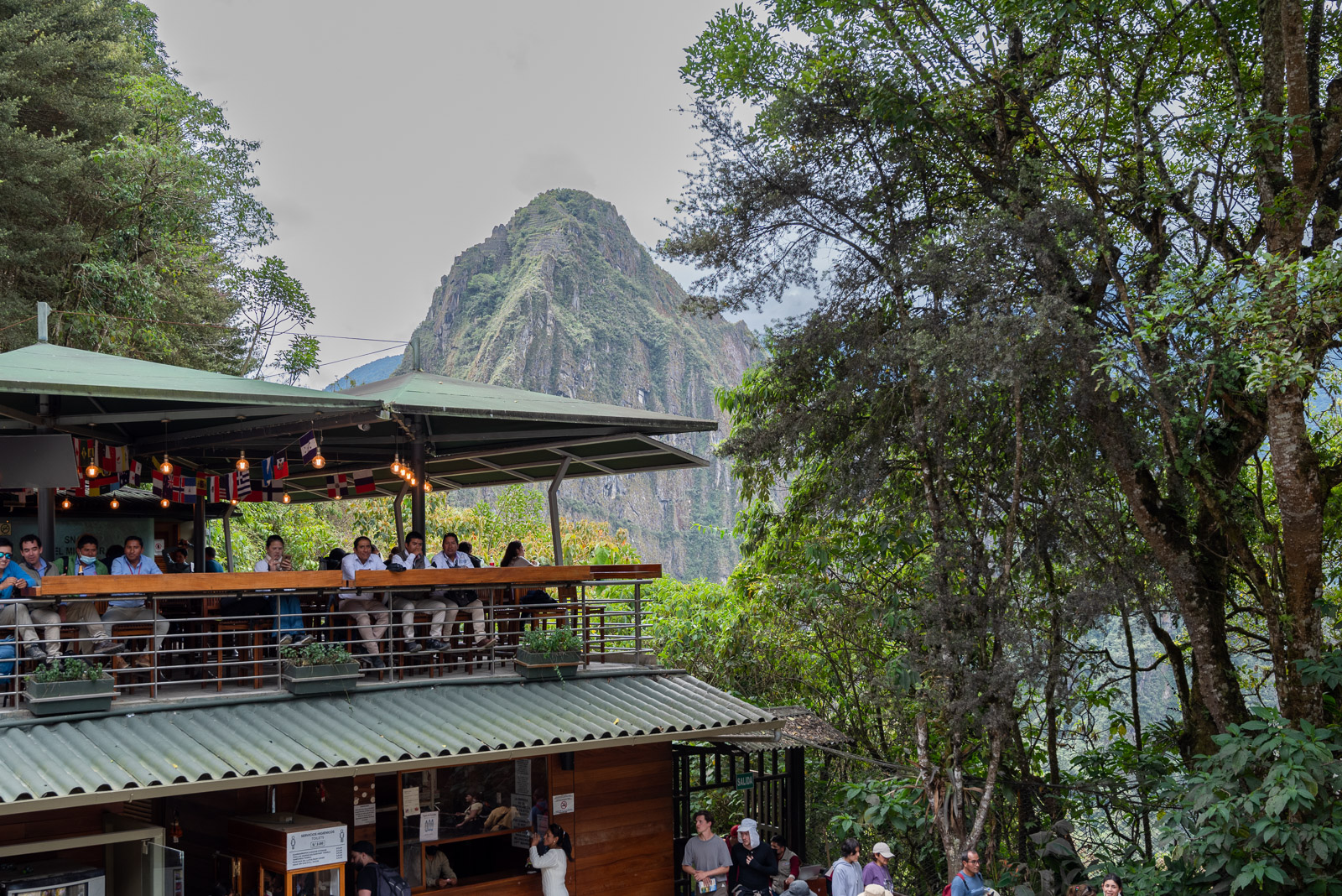 When I arrived at Machu Picchu, it looked as if there might be dinosaurs there.